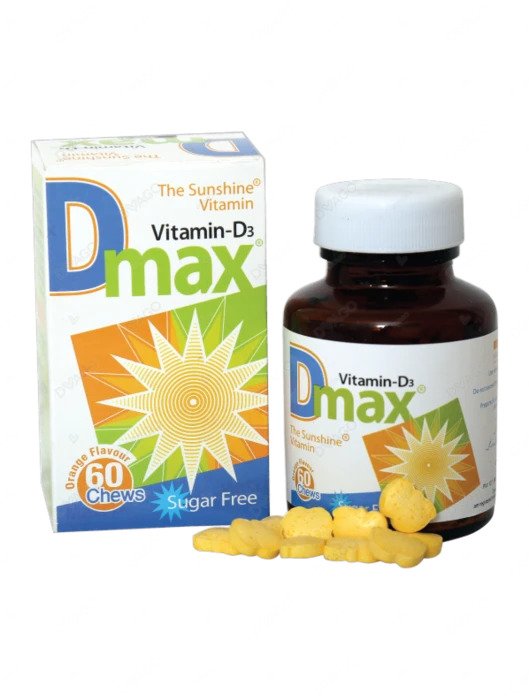 D-Max Chewable Tab 2000IU 60's