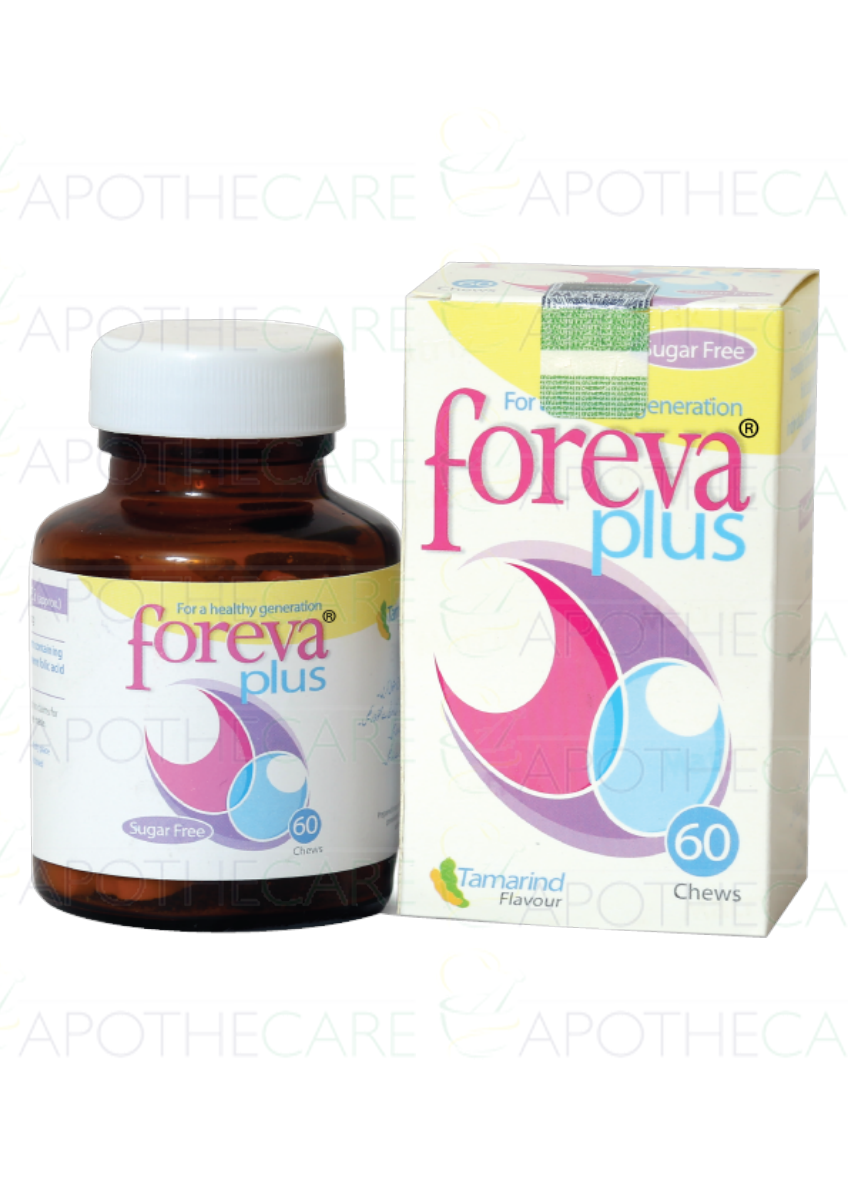 Foreva Plus Chewable Tab 400mcg 60's