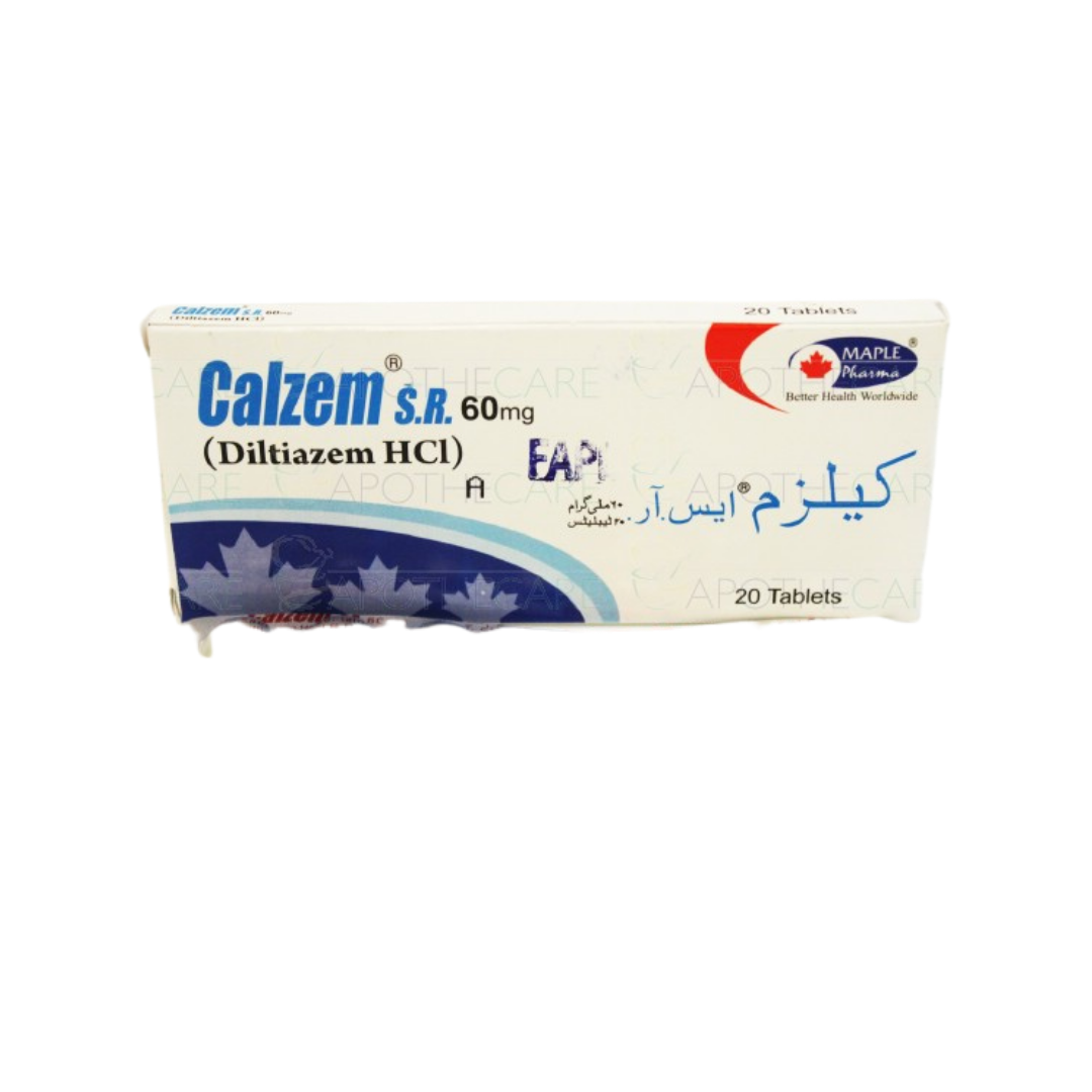 Calzem SR Tab 60mg 20's