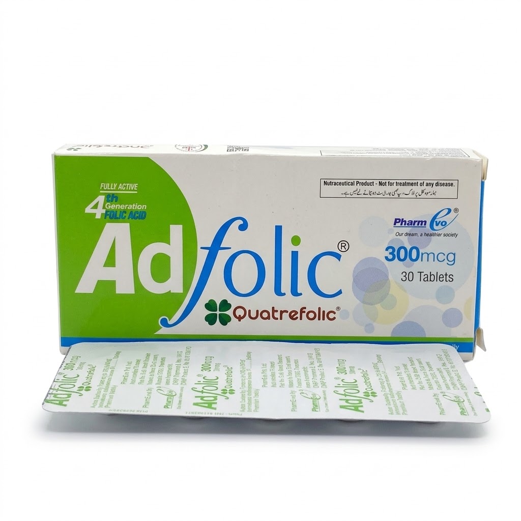 AD Folic Tab 300mcg 30's — image 2 of 2