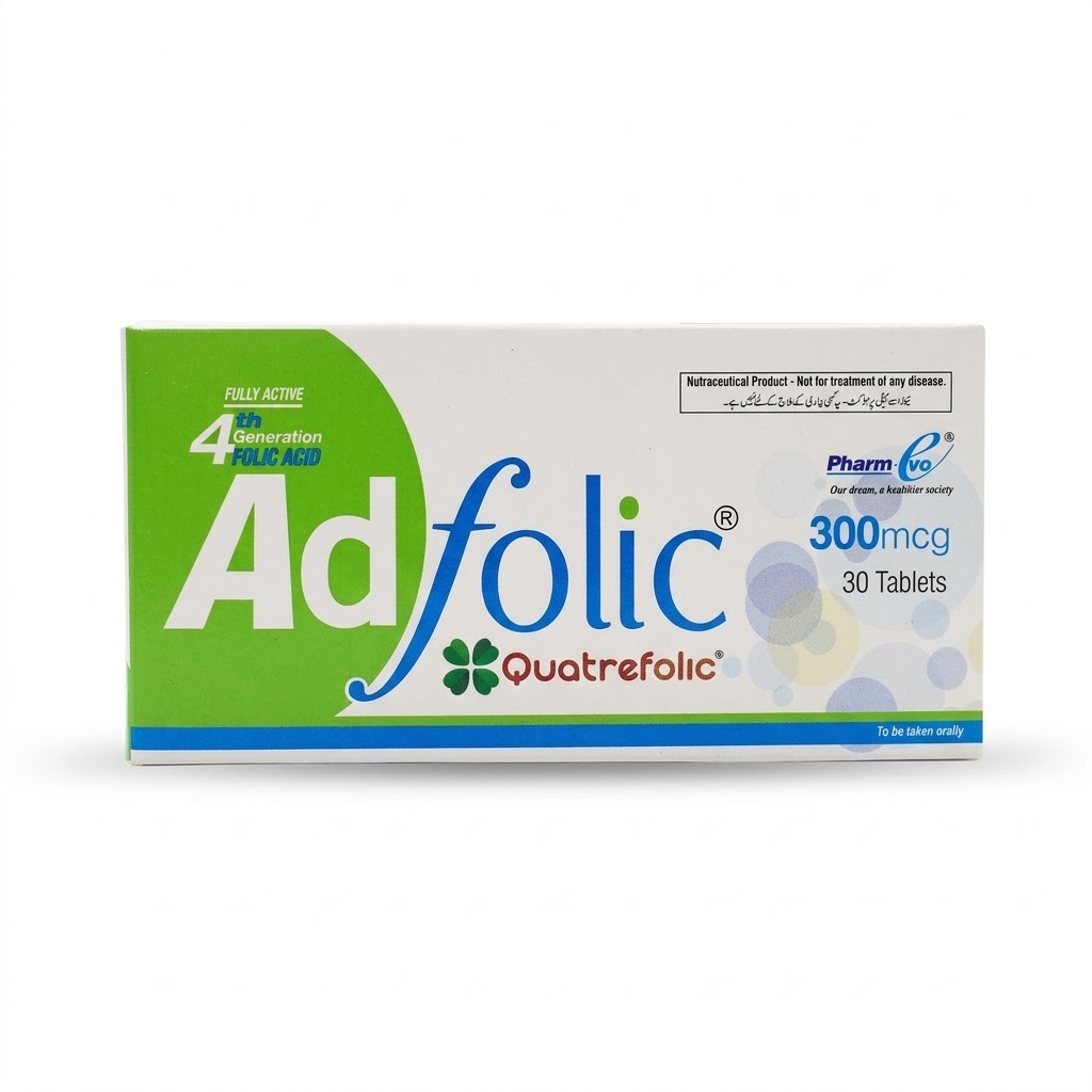 AD Folic Tab 300mcg 30's