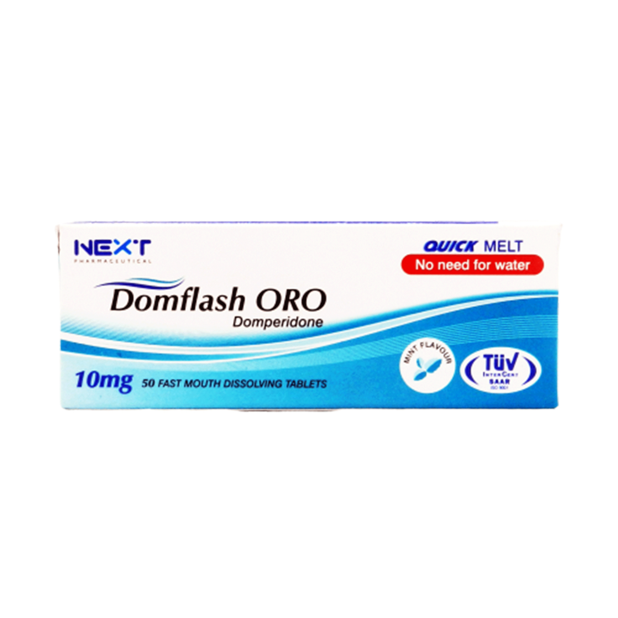 Domflash Dispersible Tab 10mg 50's