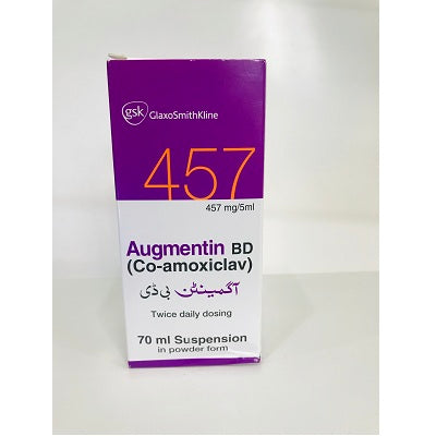 Augmentin BD Syp 457mg/5ml 70ml — image 4 of 4