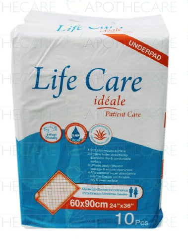 Dignity sheet Lifecare 60*90cm 10pcs