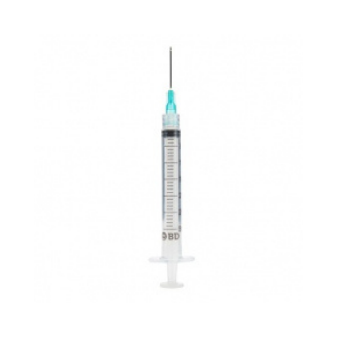 BD 3cc 23G Luer-Lok Syringe 1's