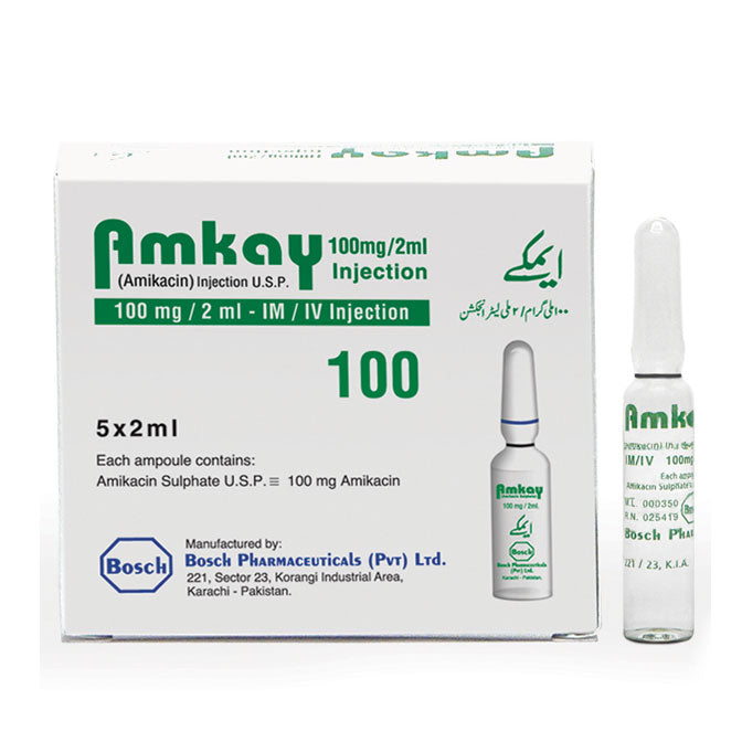 Amkay-100 Inj 100mg 1Ampx2ml