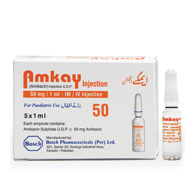 Amkay-50 Inj 50mg 5Ampx1ml