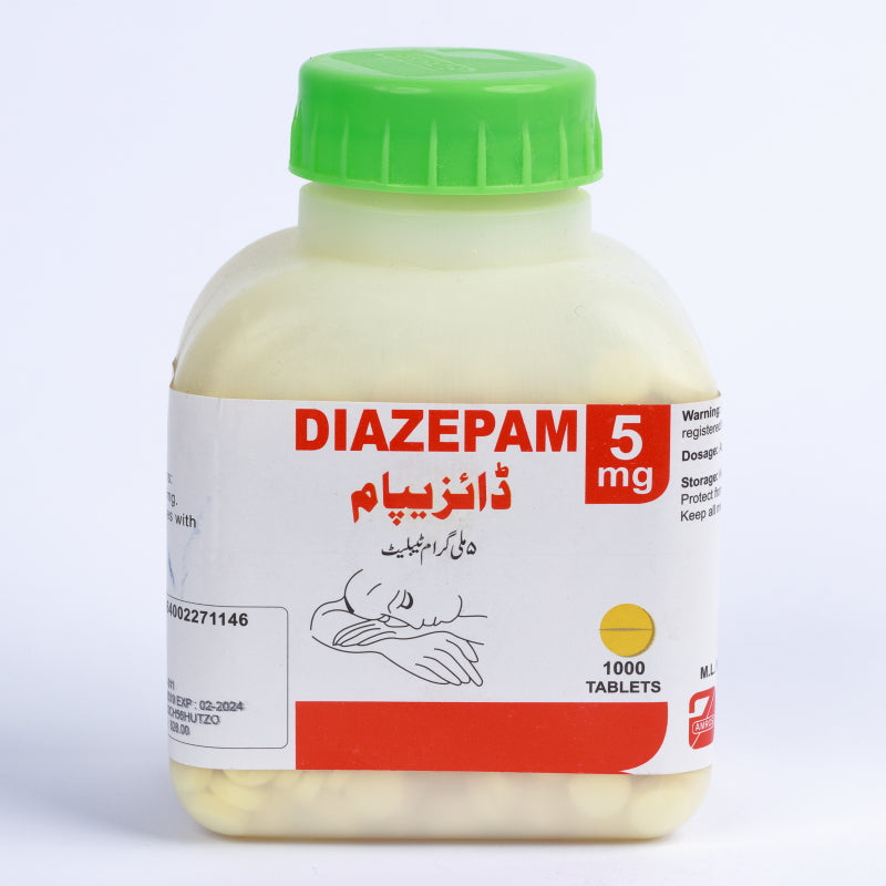 Diazepam Tab 5mg 1000's Jar