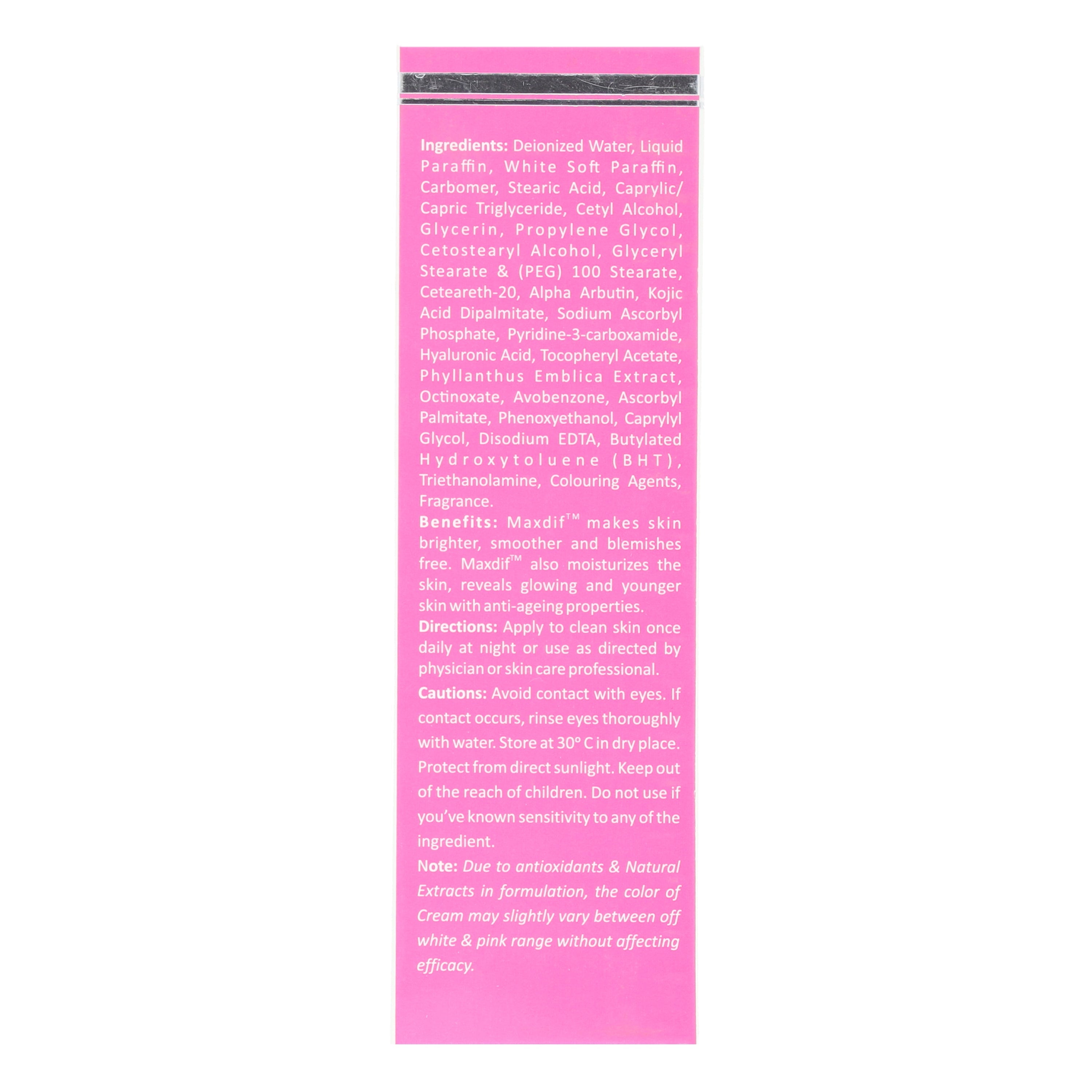Maxdif Skin Brightening Cream 30g — image 3 of 3