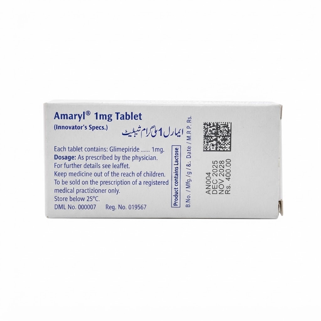 Amaryl 1mg tab 2x15's — image 2 of 2