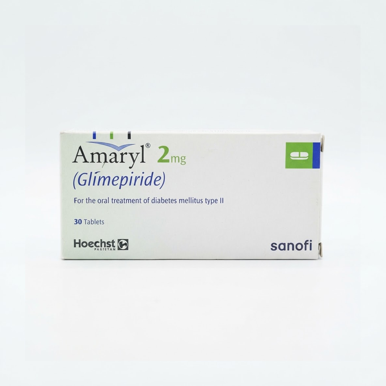 Amaryl 2mg Tab 2x15's