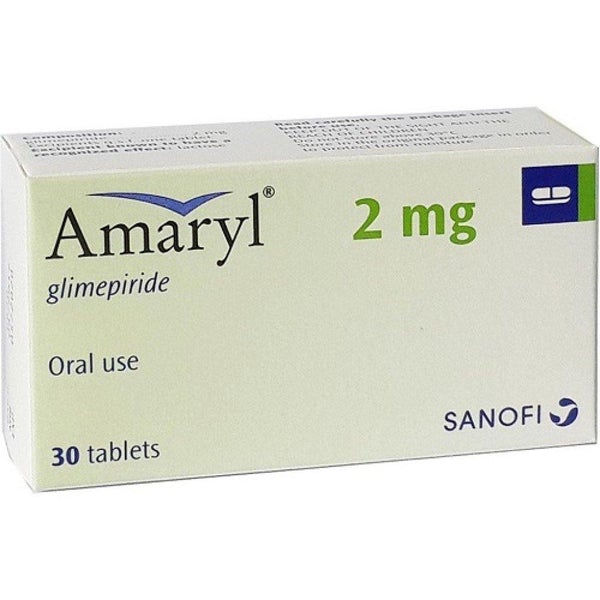 Amaryl 2mg Tab 2x15's