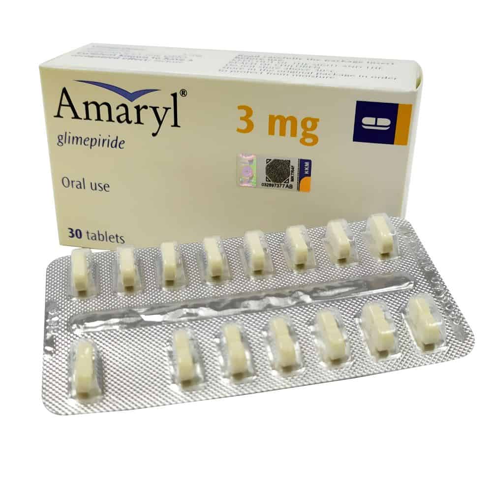 Amaryl Tab 3mg 2x15's — image 2 of 2