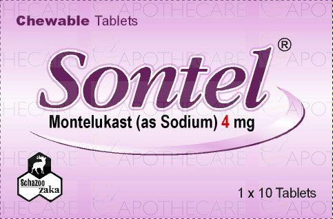 Sontel Tab 4mg 1x10's