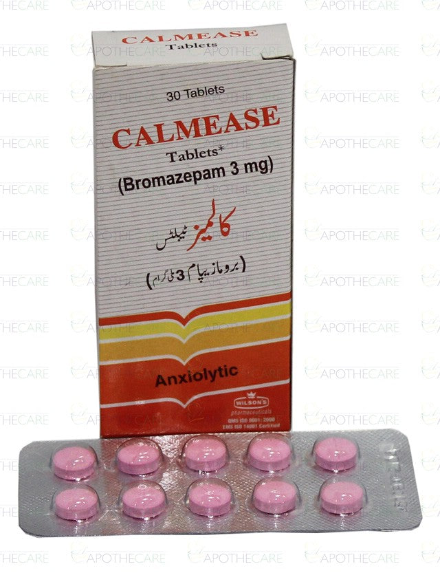 Calmease Tab 3mg 3x10's