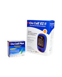 On Call Ez II Blood Glucose Monitoring System Kit 1's — image 3 of 6
