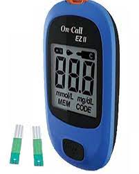 On Call Ez II Blood Glucose Monitoring System Kit 1's — image 5 of 6