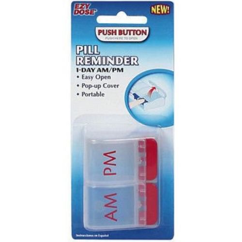 Pill Box Push Button Daily (67579) 1'S — image 2 of 2
