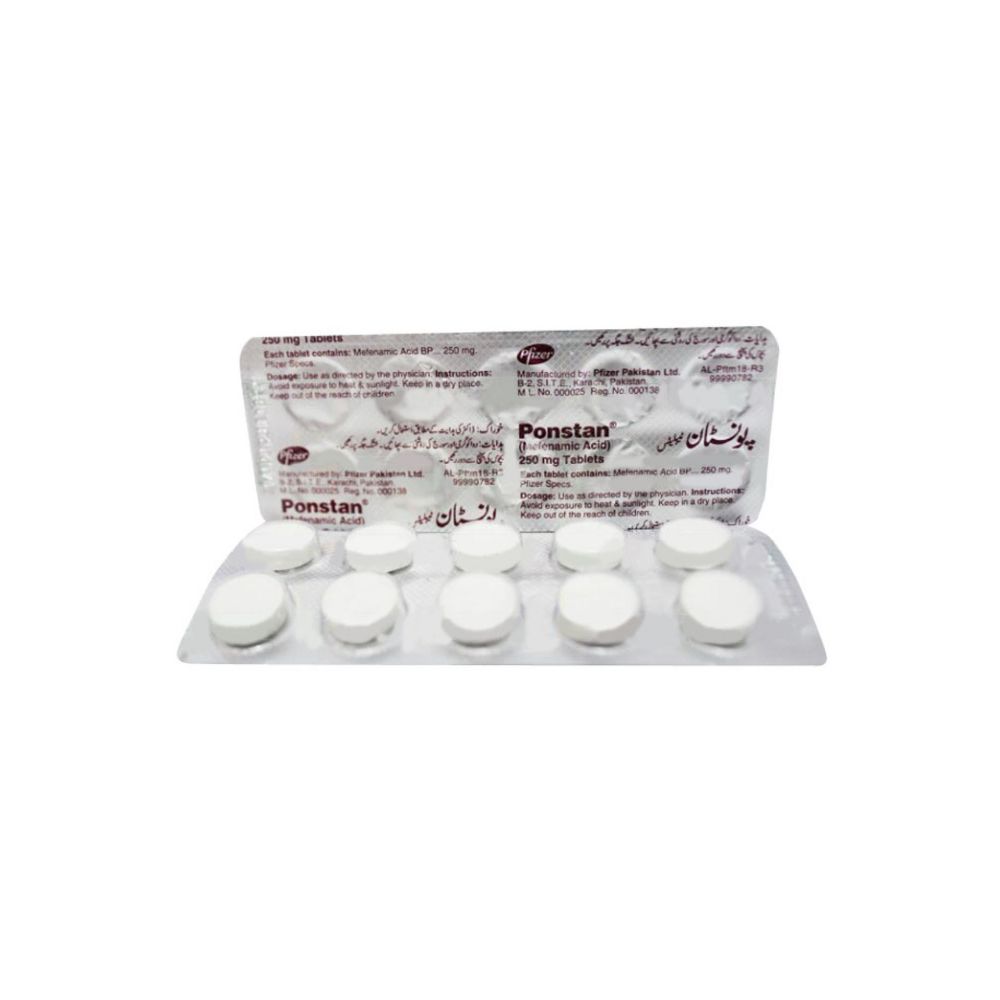 Ponstan 250mg Tab 10's
