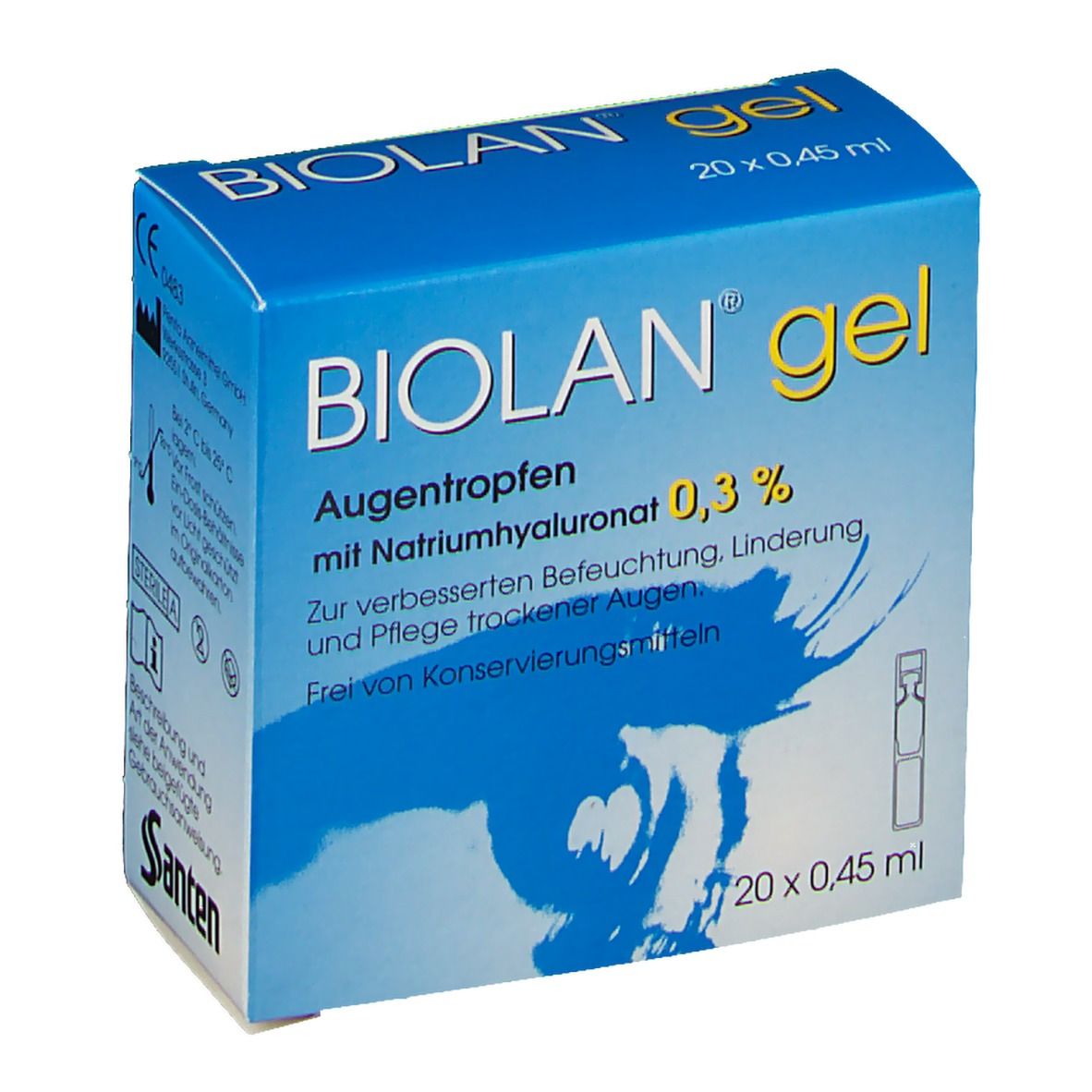 Biolan Eye Gel 0.3% 10Unit Dose Containers