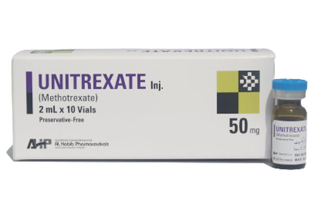 Unitrexate 50mg inj 10Vialx2ml