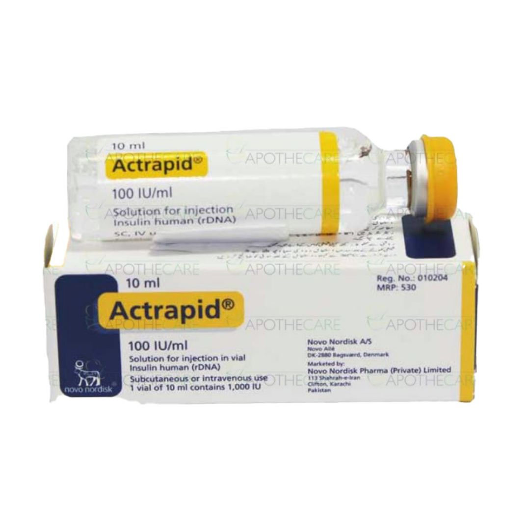 Actrapid HM Inj 100IU 1Vial x 10ml