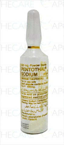Pentothal Sodium Inj 500mg 1Amp