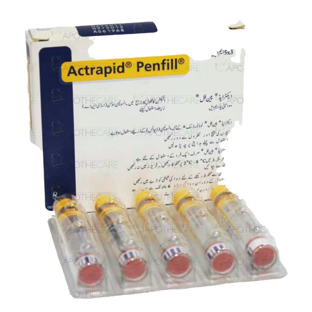 Actrapid HM Penfill 100IU/ml 1's