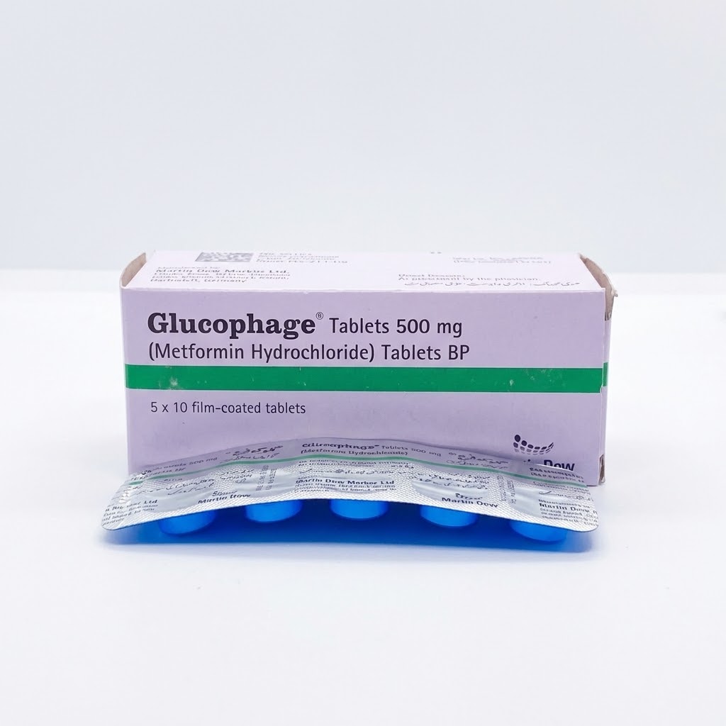 Glucophage 500mg tab  5x10's — image 2 of 3