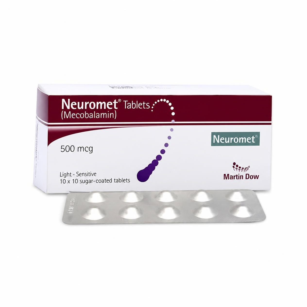 Neuromet 500mcg tab 10x10's