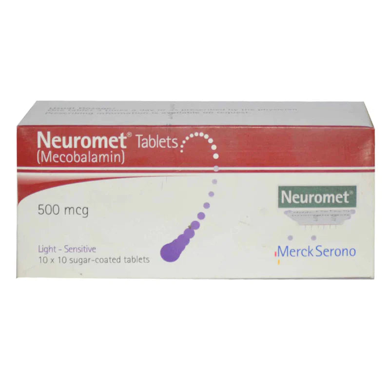 Neuromet 500mcg tab 10x10's