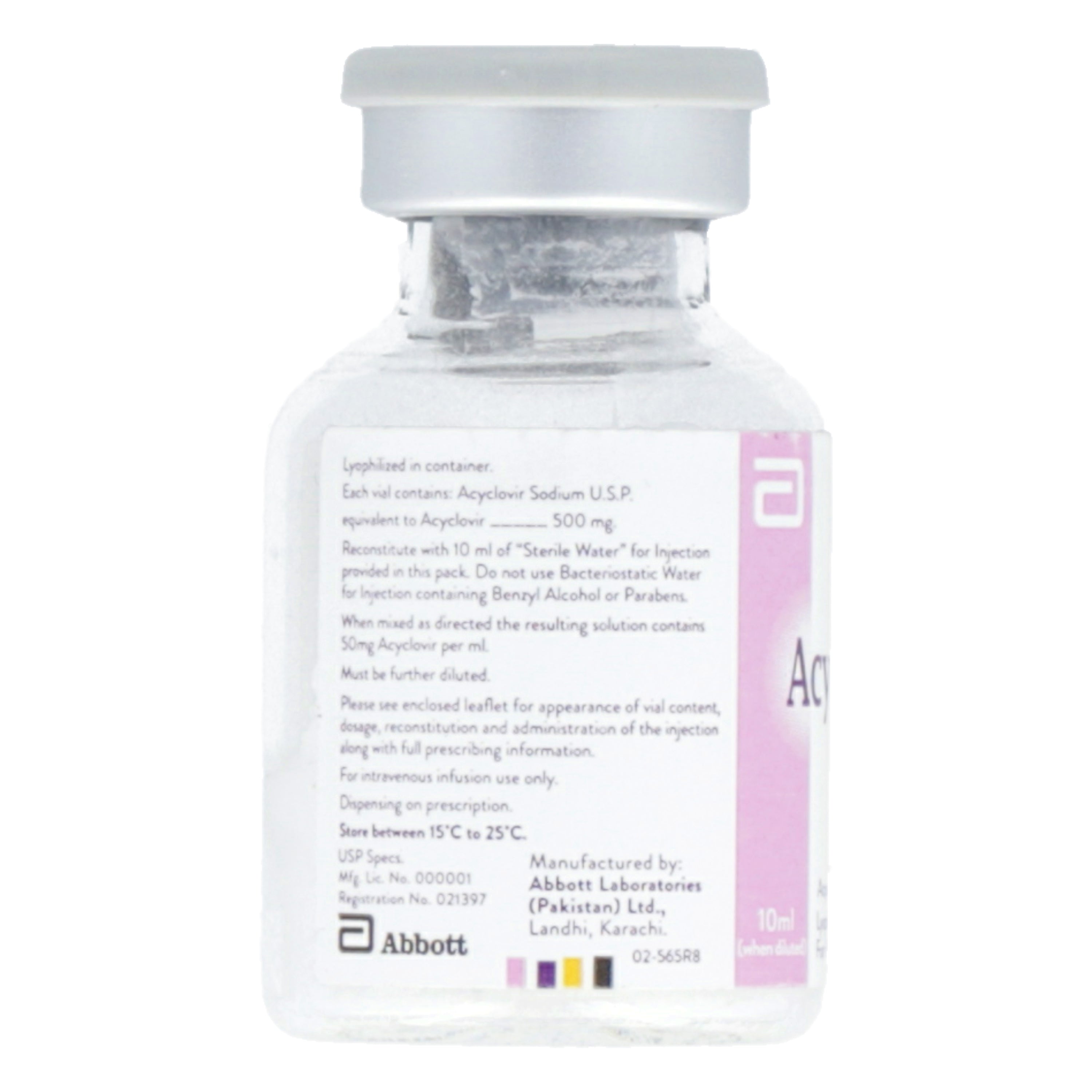 Acyclovir Inj 500mg 1Vialx10ml — image 6 of 6
