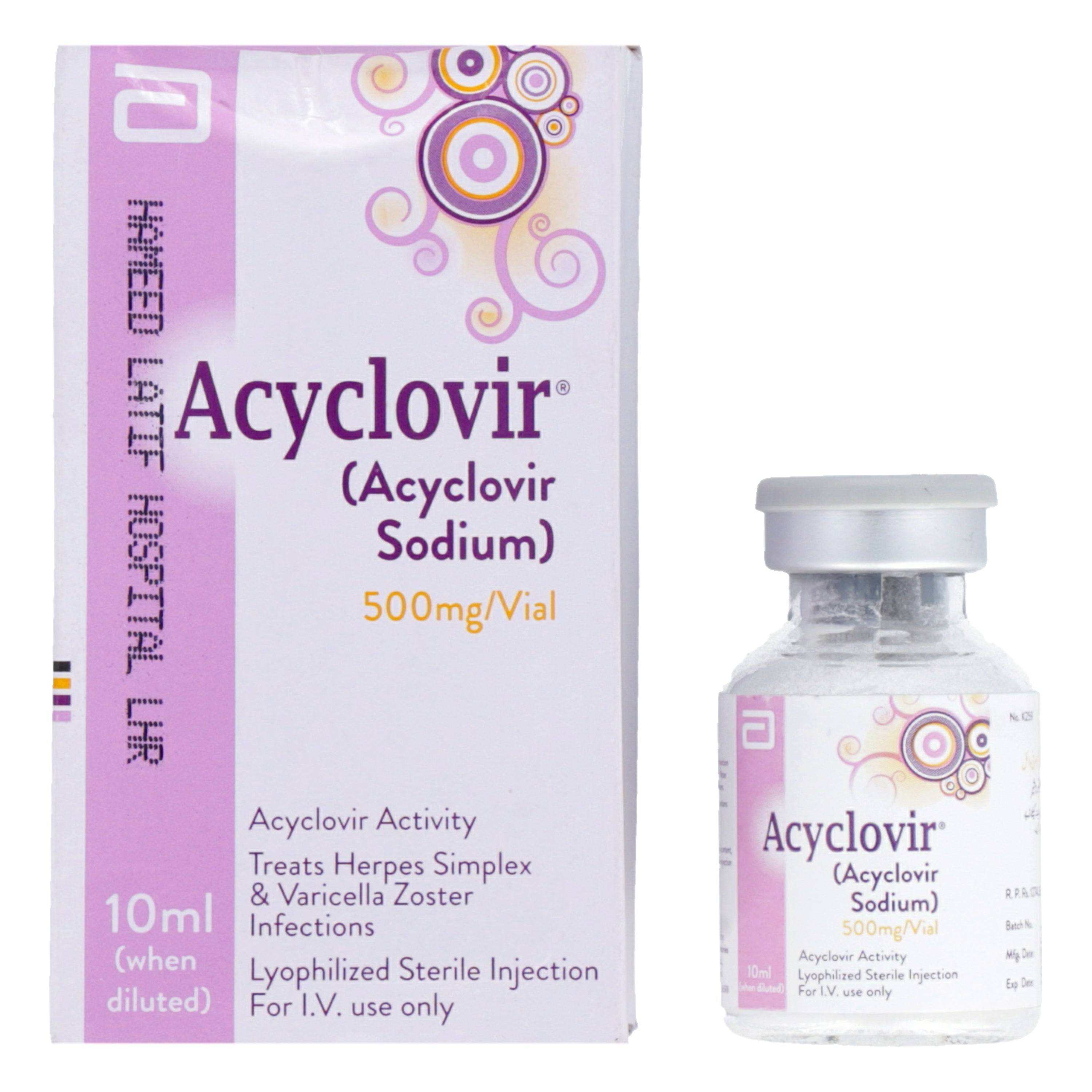 Acyclovir Inj 500mg 1Vialx10ml — image 4 of 6