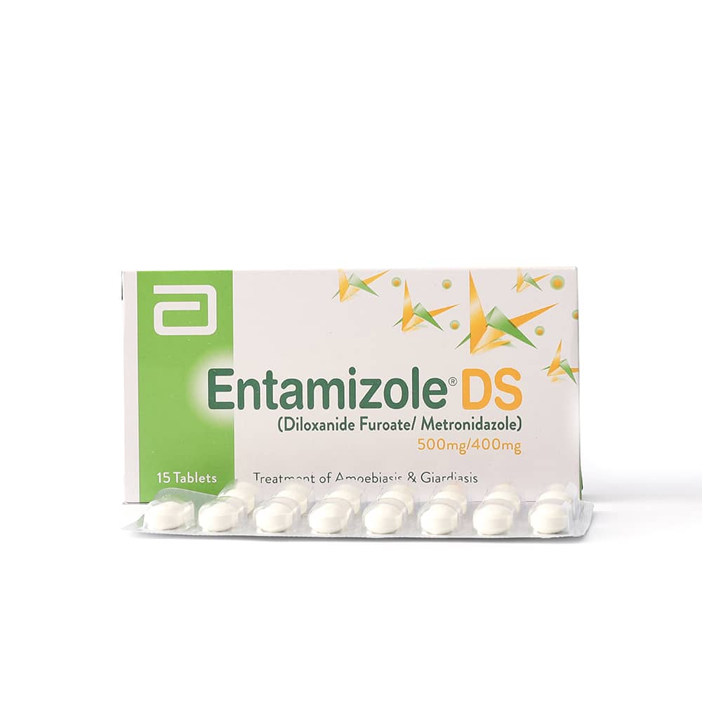 Entamizole DS Tab 500mg/400mg 15's