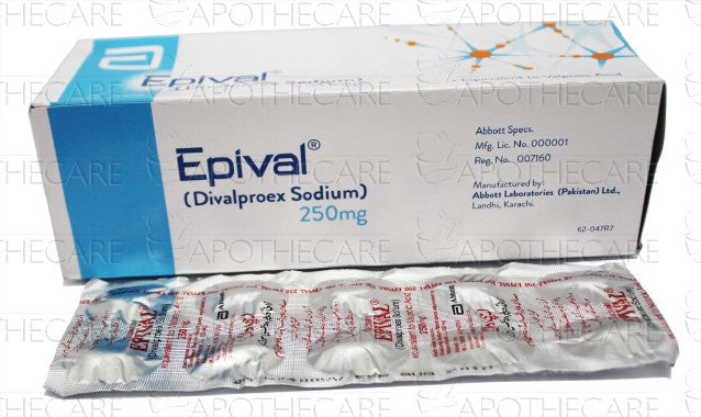 Epival Tab 250mg 10x10's — image 2 of 3