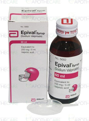 Epival Syp 250mg/5ml 60ml