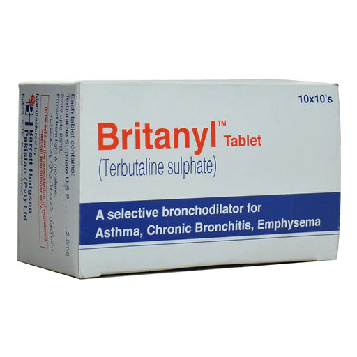 Britanyl Tab 2.5mg 10x10’s
