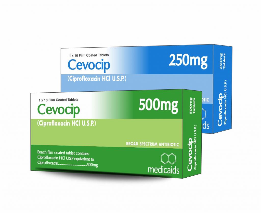 Cevocip Tab 500mg 10’s