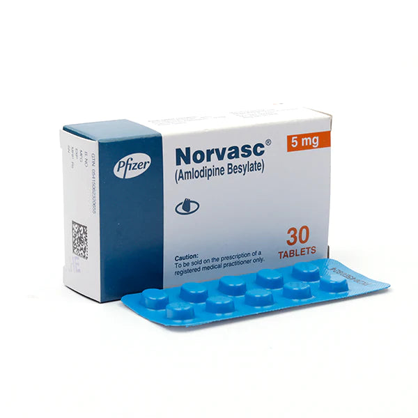 Norvasc 5mg Tab 30's — image 2 of 2
