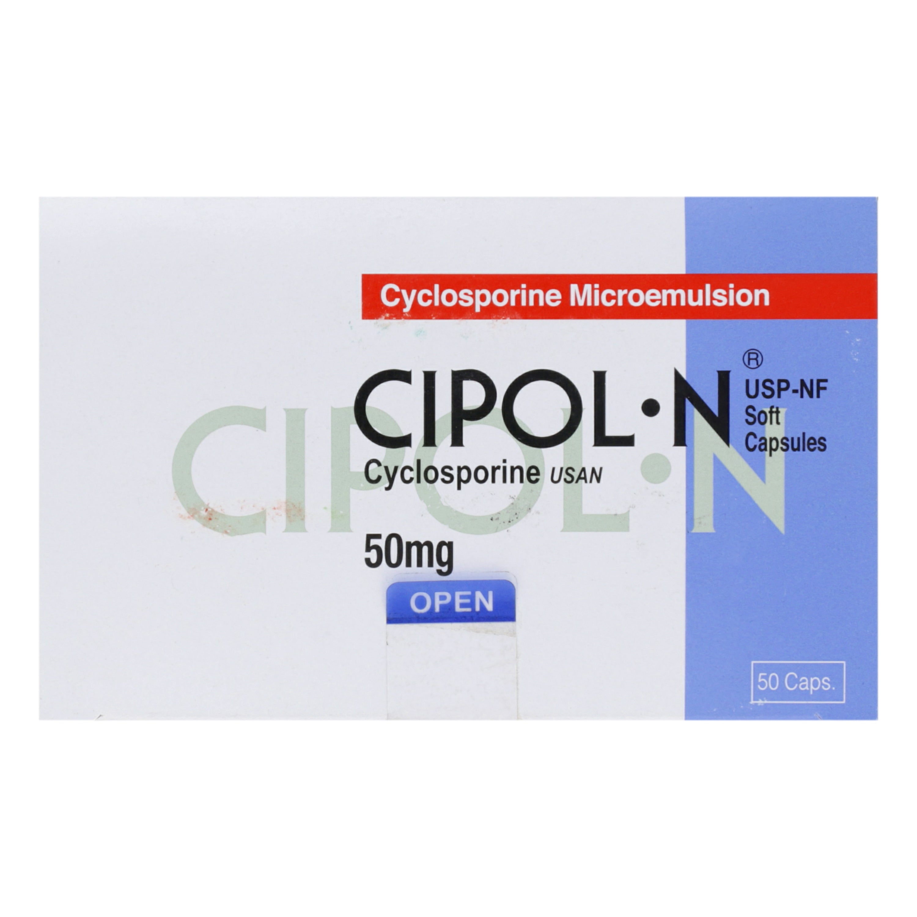 Cipol-N Soft Cap 50mg 50's