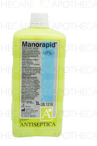 Manorapid Hand Disinfectant Liq 1000ml
