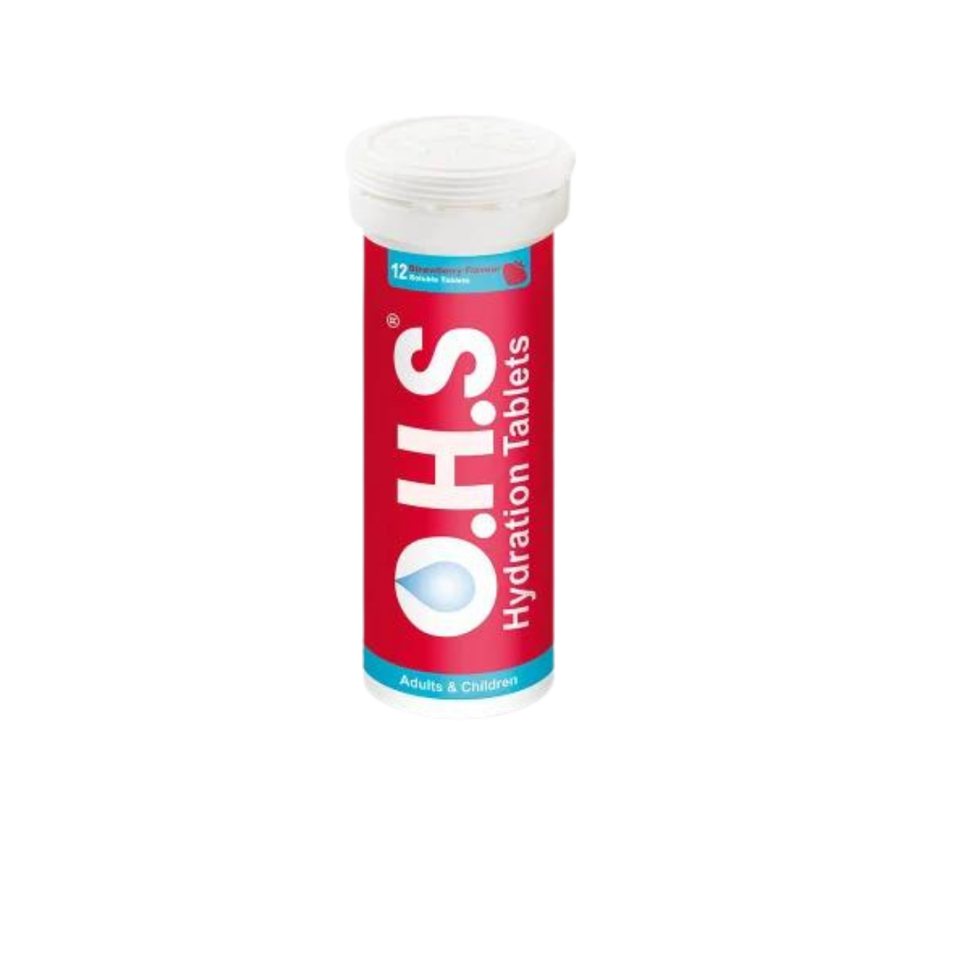 O.H.S Hydration Tab (Strawberry) 12's