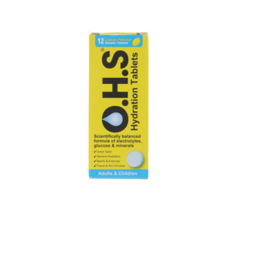 O.H.S Hydration Tab (Lemon) 12's