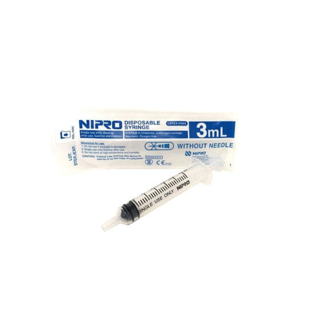 Nipro Syringe 3cc 100's