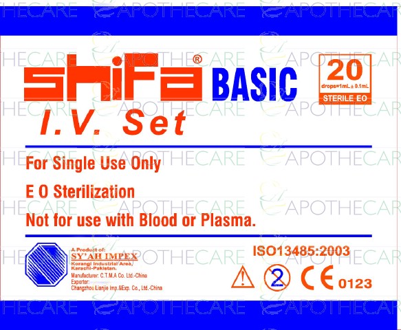 I.V.Set (Basic) 20's