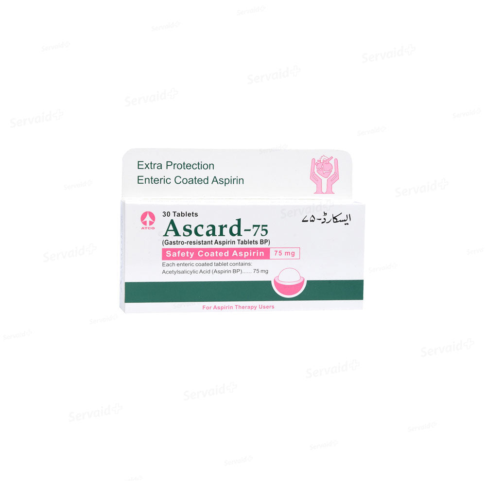 Ascard-75 Tab 75mg 10's — image 2 of 2