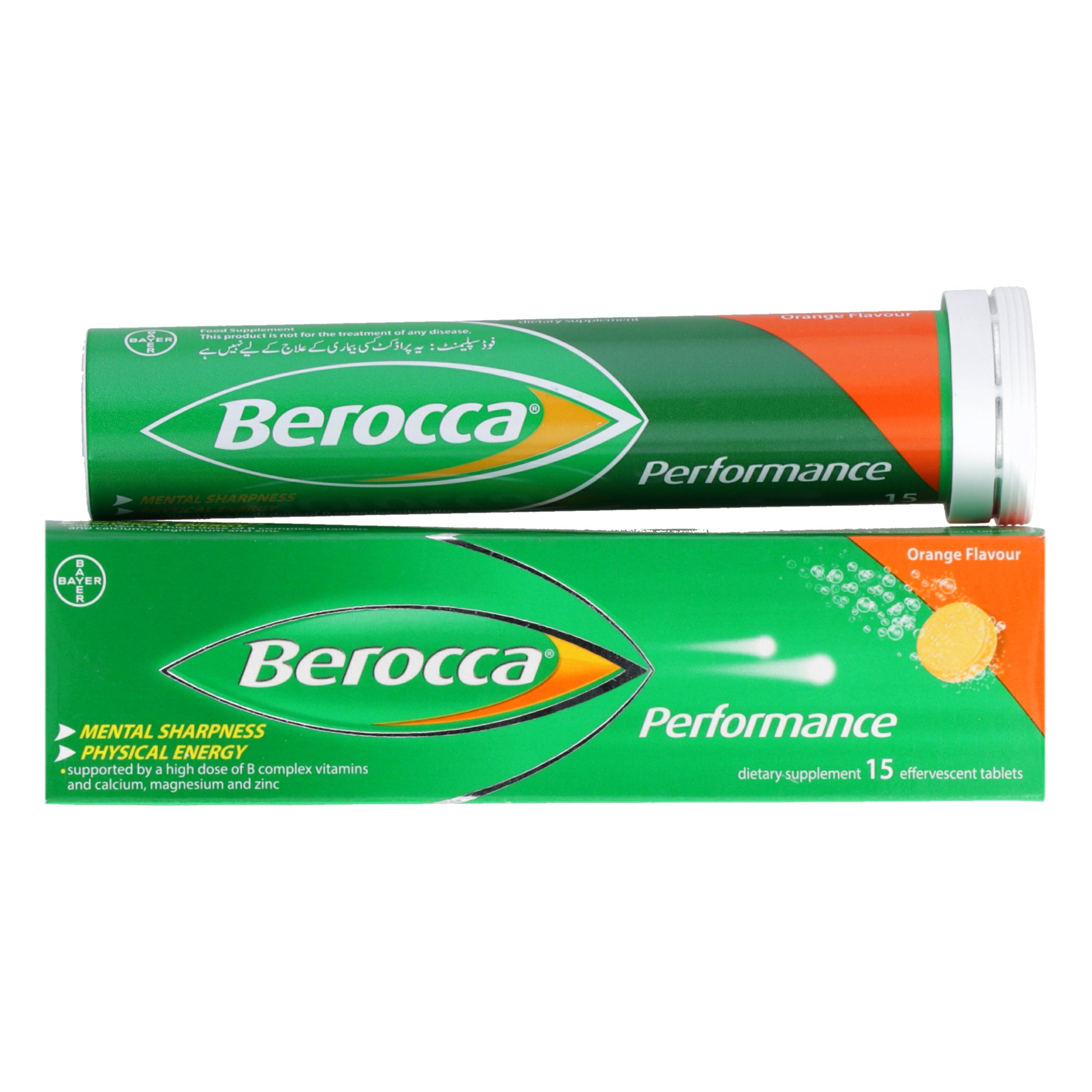 Berocca Effervescent Orange Flavour Tab 15's — image 2 of 5