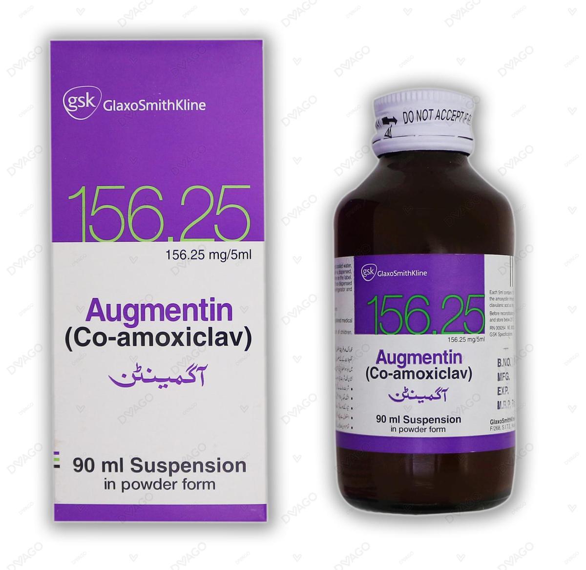 Augmentin Susp 156.25mg/5ml 90ml