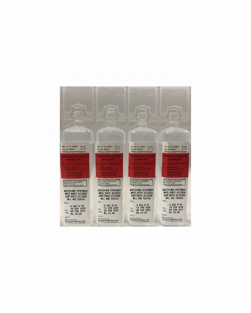 Normal Saline 25ml Ampule