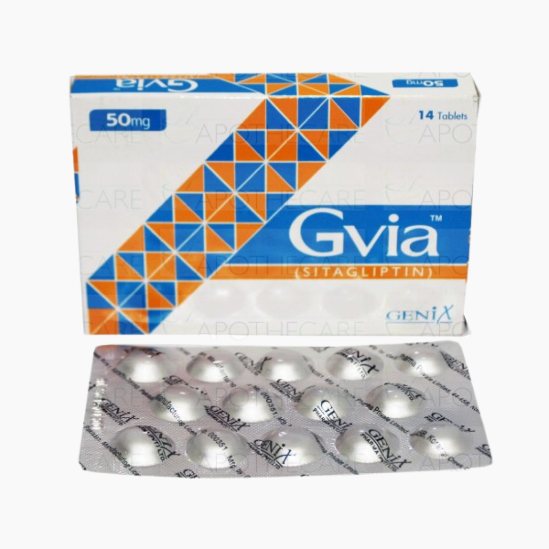 Gvia Tab 50mg 2x7's